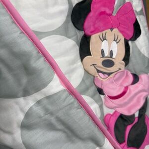 Minnie Mouse polka dots baby crib Comforter only
